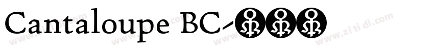 Cantaloupe BC字体转换